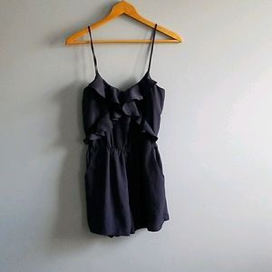 Lush navy romper